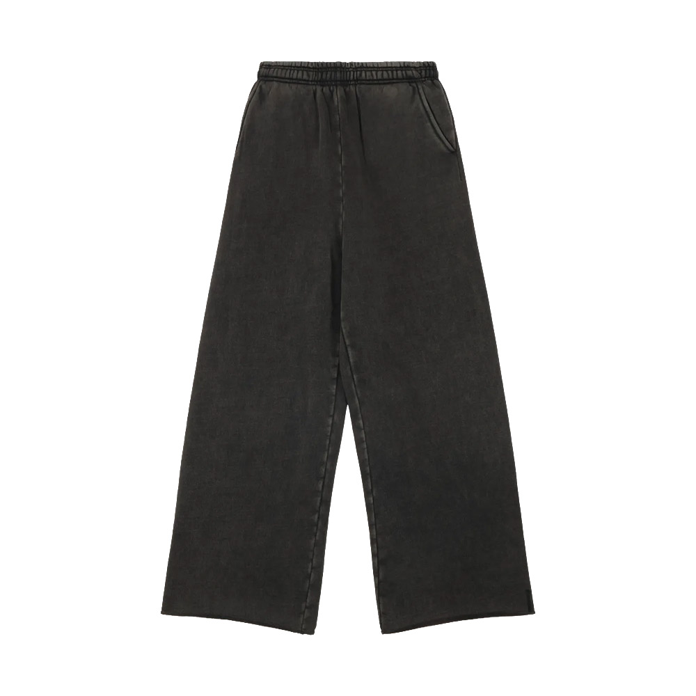 ENTIRE STUDIOS Pantalone Sweatpant Full Salted Washed Black 