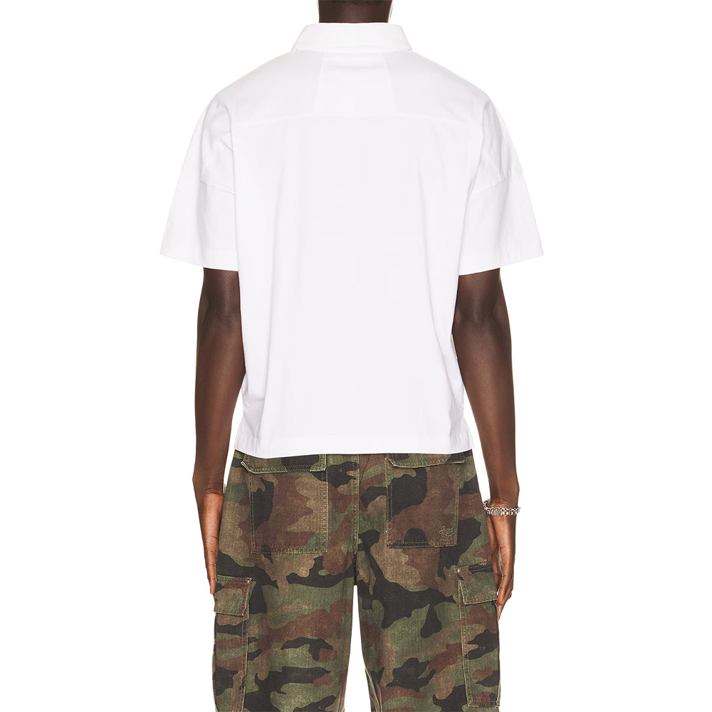 RHUDE Polo Relaxed Fit White 