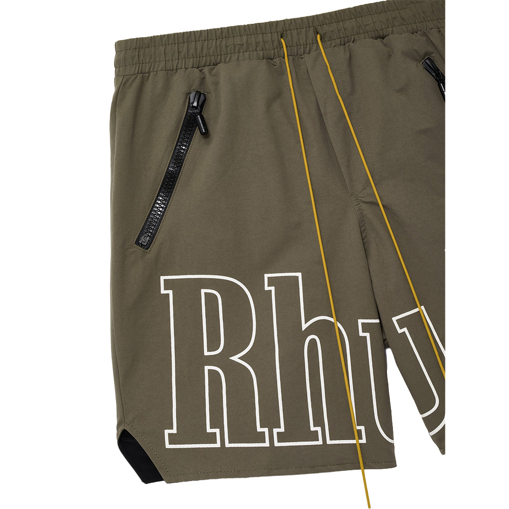RHUDE Pantaloncini Shorts Logo RH Taupe 