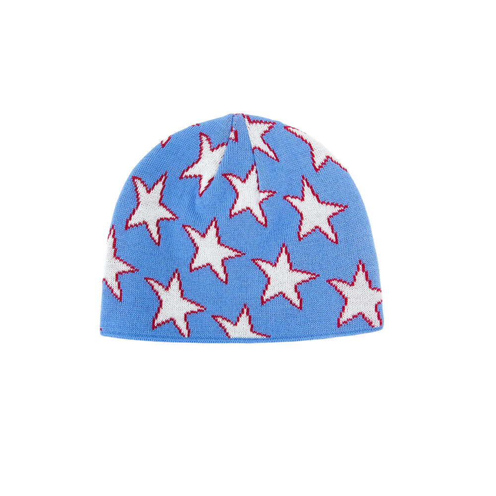 TWOJEYS Cappello Beanie All Over Stars Blue 
