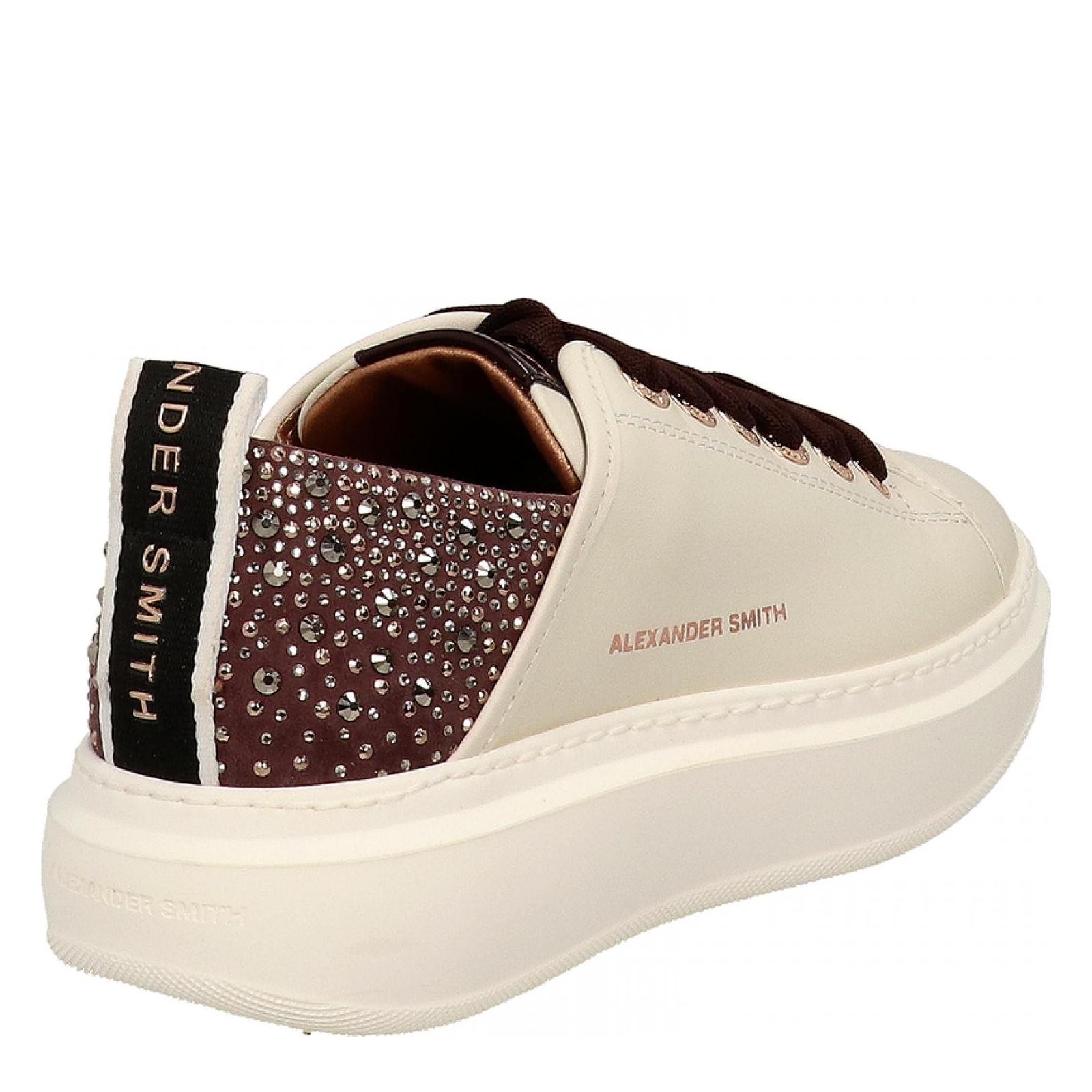WEMBLEY off-white-burgundy
