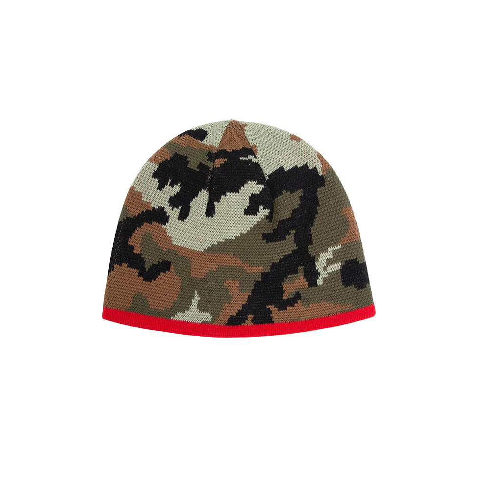TWOJEYS Cappello Beanie Reversible Icon Camo Red 