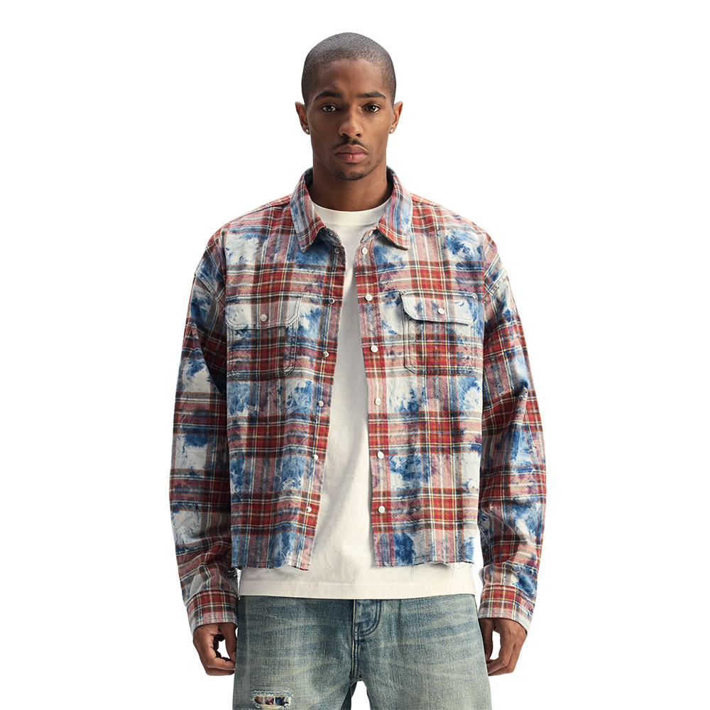PURPLE Camicia Shirt Flannel Embellished 