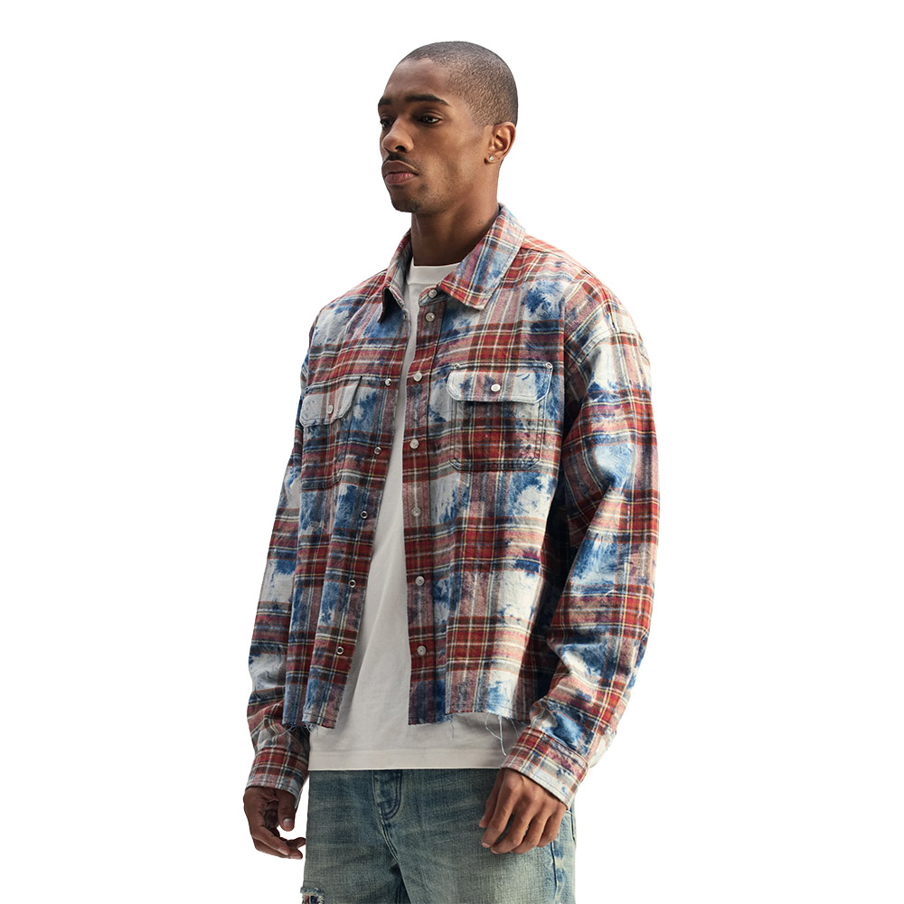 PURPLE Camicia Shirt Flannel Embellished 