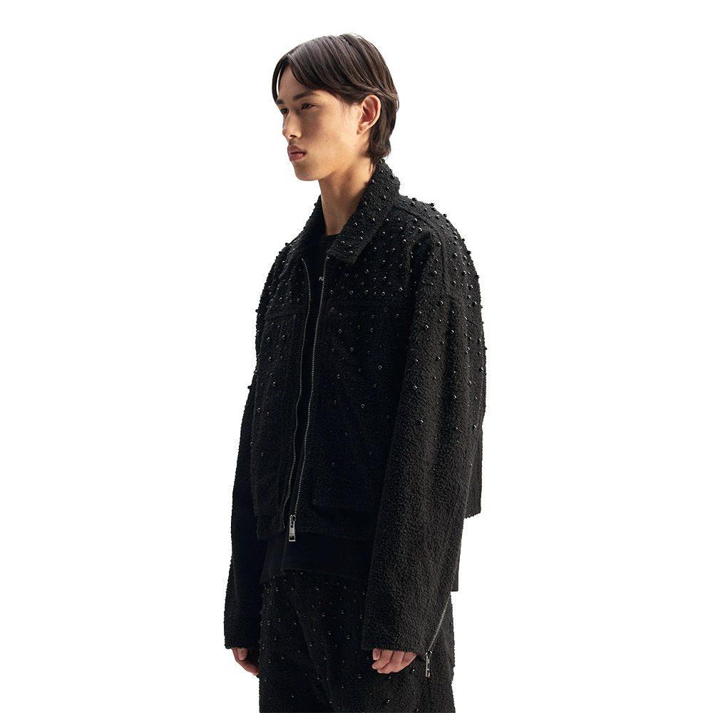 PURPLE Giacca Jacket Pearl Cropped 
