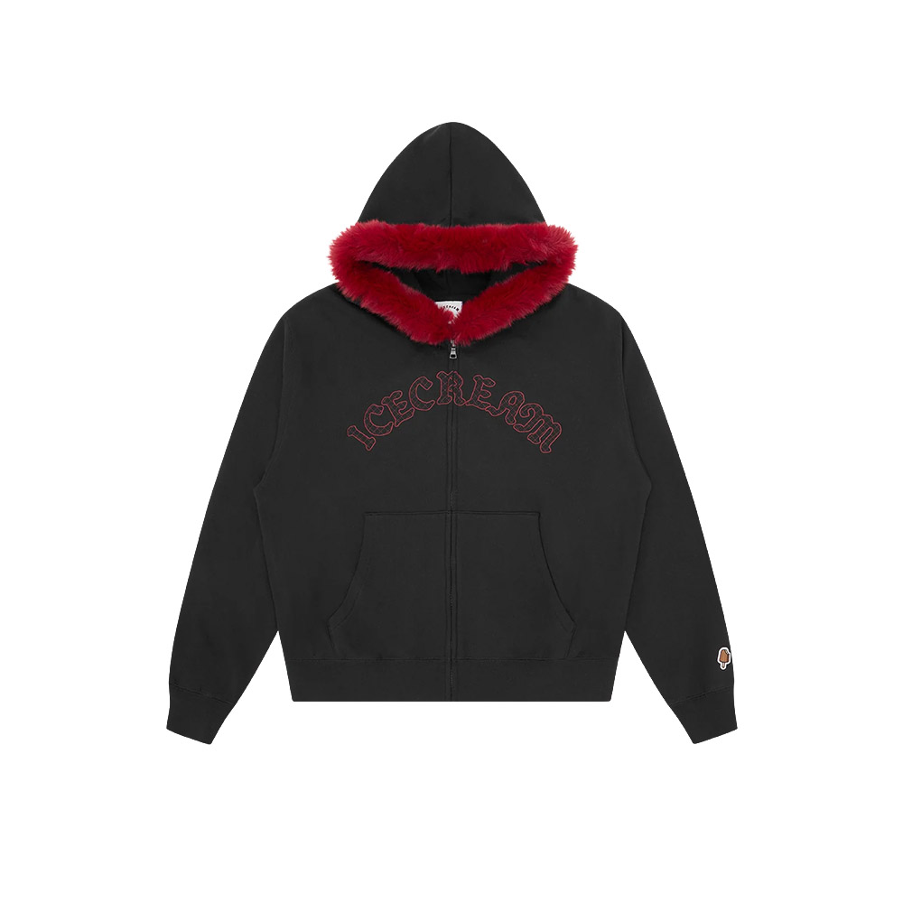 ICECREAM Felpa Zip THoodie Trough Gothic