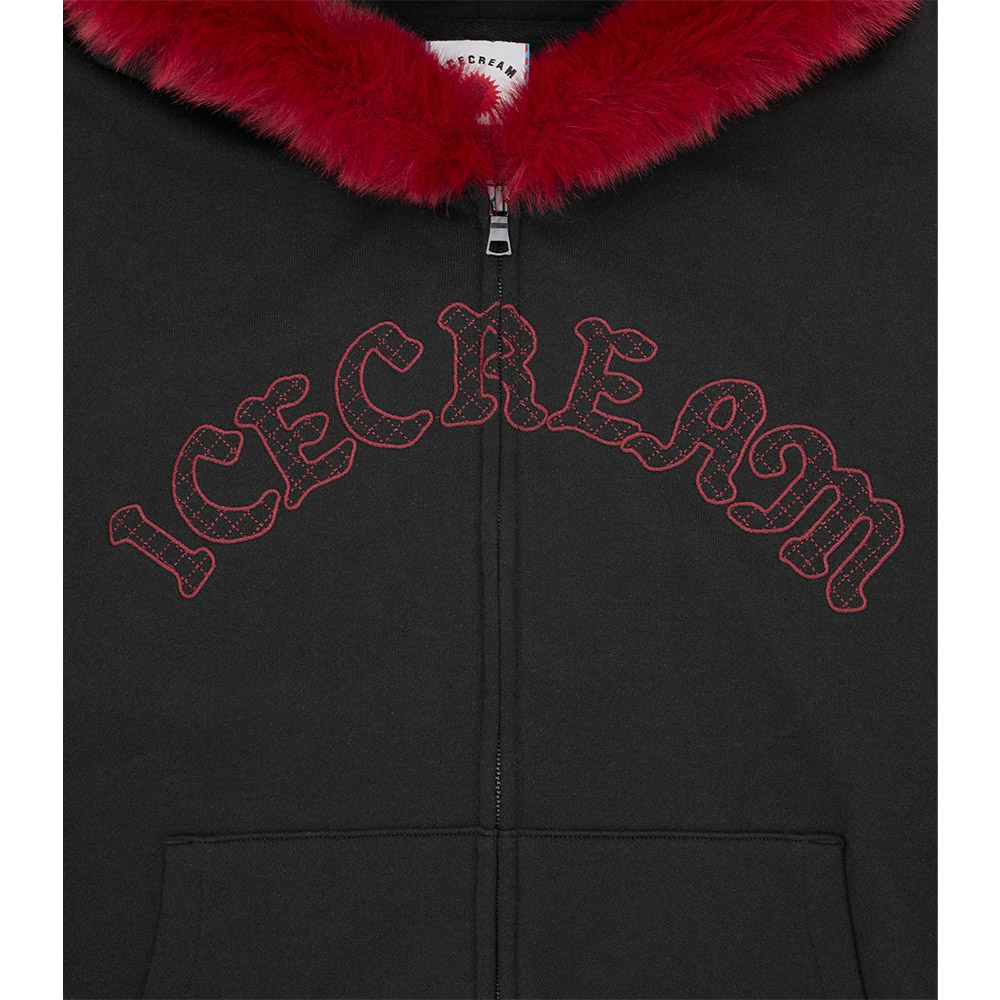 ICECREAM Felpa Zip THoodie Trough Gothic