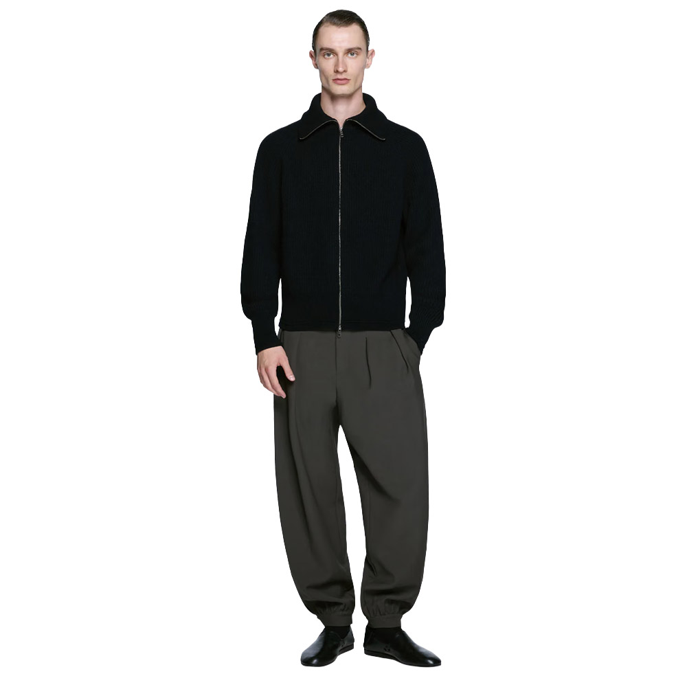 ENTIRE STUDIOS Maglione Full Zip Blimp Black 