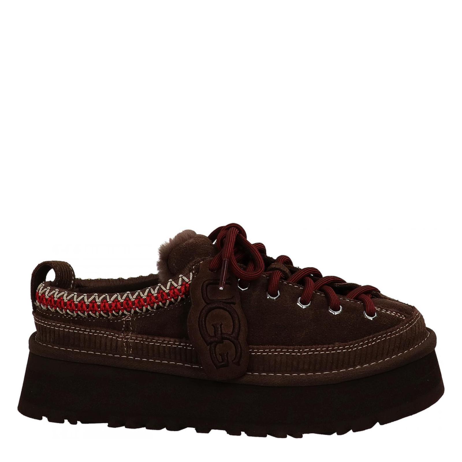 W HERITAGE LACE-UP SLIPPER burnt-cedar