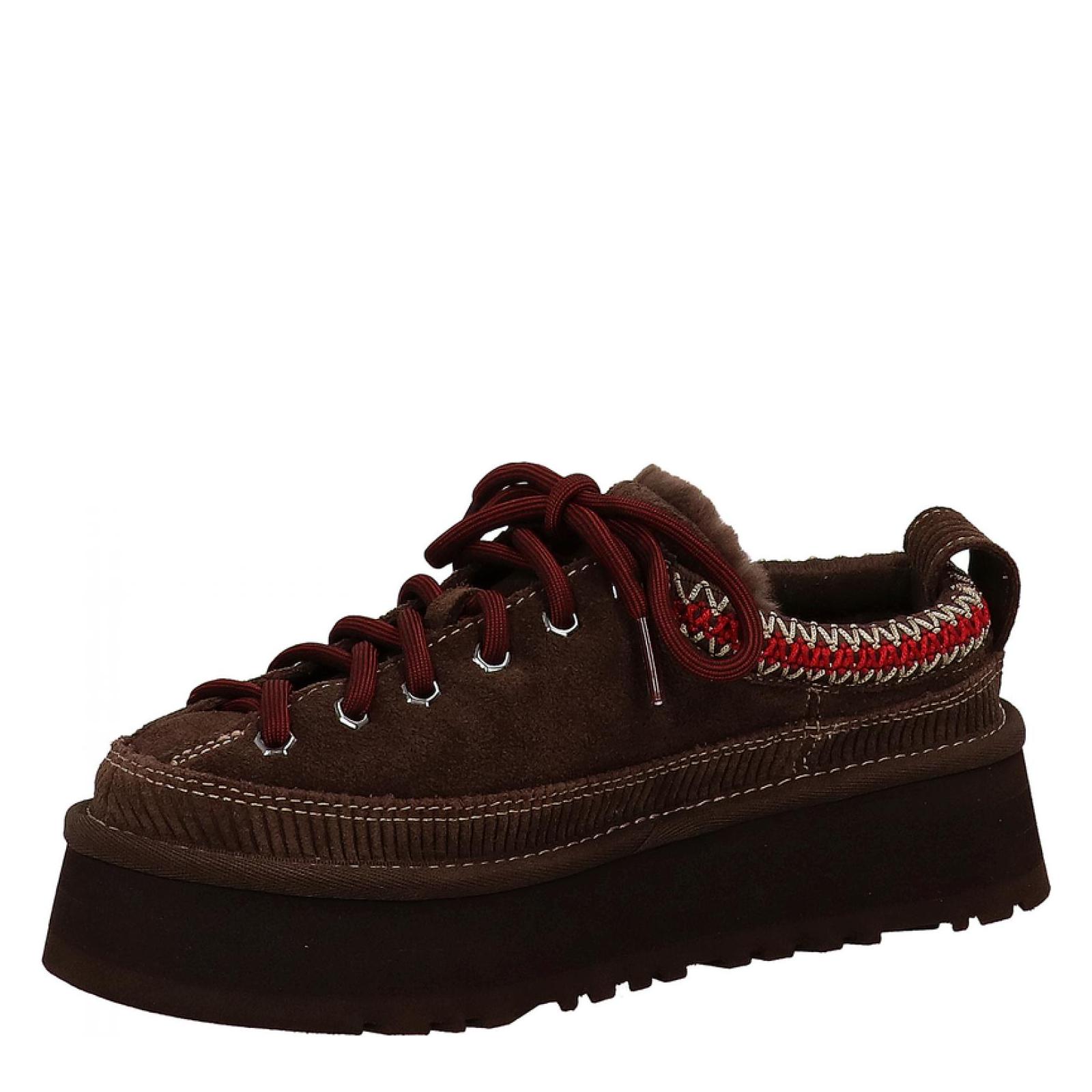 W HERITAGE LACE-UP SLIPPER burnt-cedar