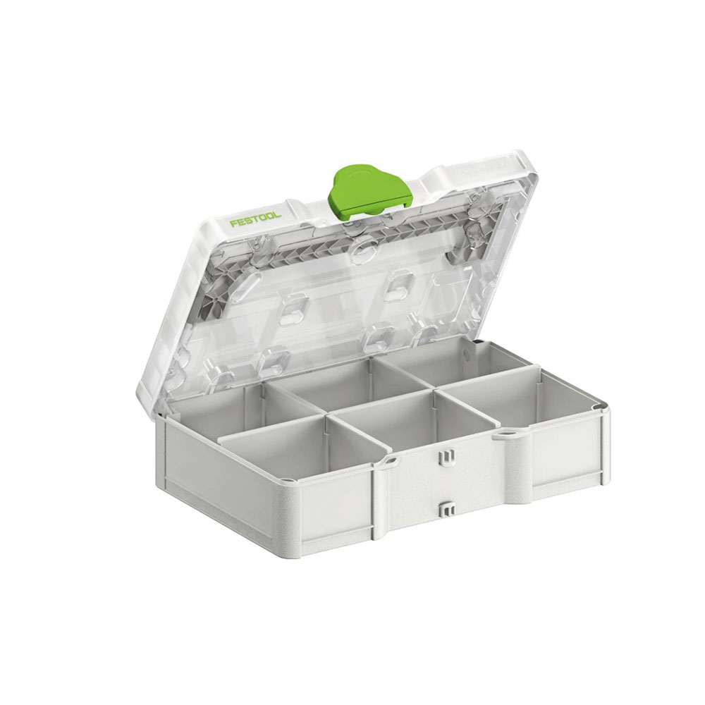 Festool Systainer³ SYS3 S 76 TRA con Coperchio Trasparente