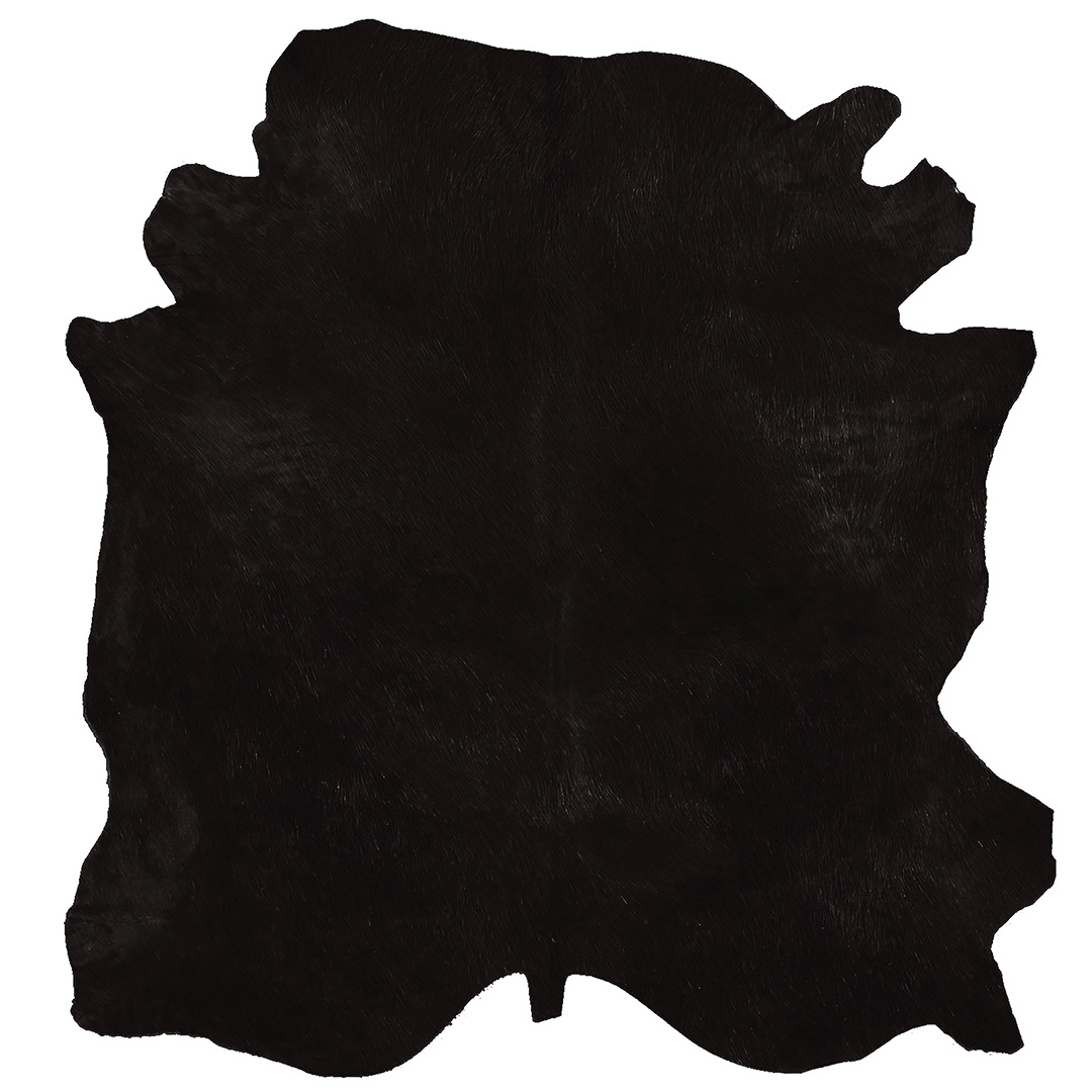 Teppich PELLE COLORATA NERO: Puristische Eleganz für stilvolle Wohnräume