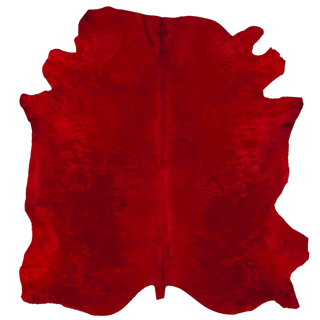 Teppich PELLE COLORATA ROSSO: Kraftvolle Farbe trifft auf natürliche Eleganz