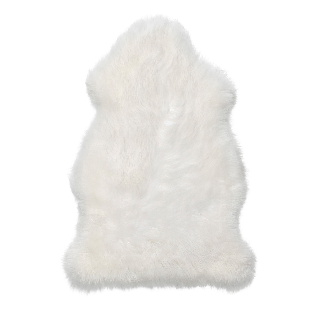 Teppich PELLE MONTONE WHITE: Reine Natürlichkeit in stilvoller Form