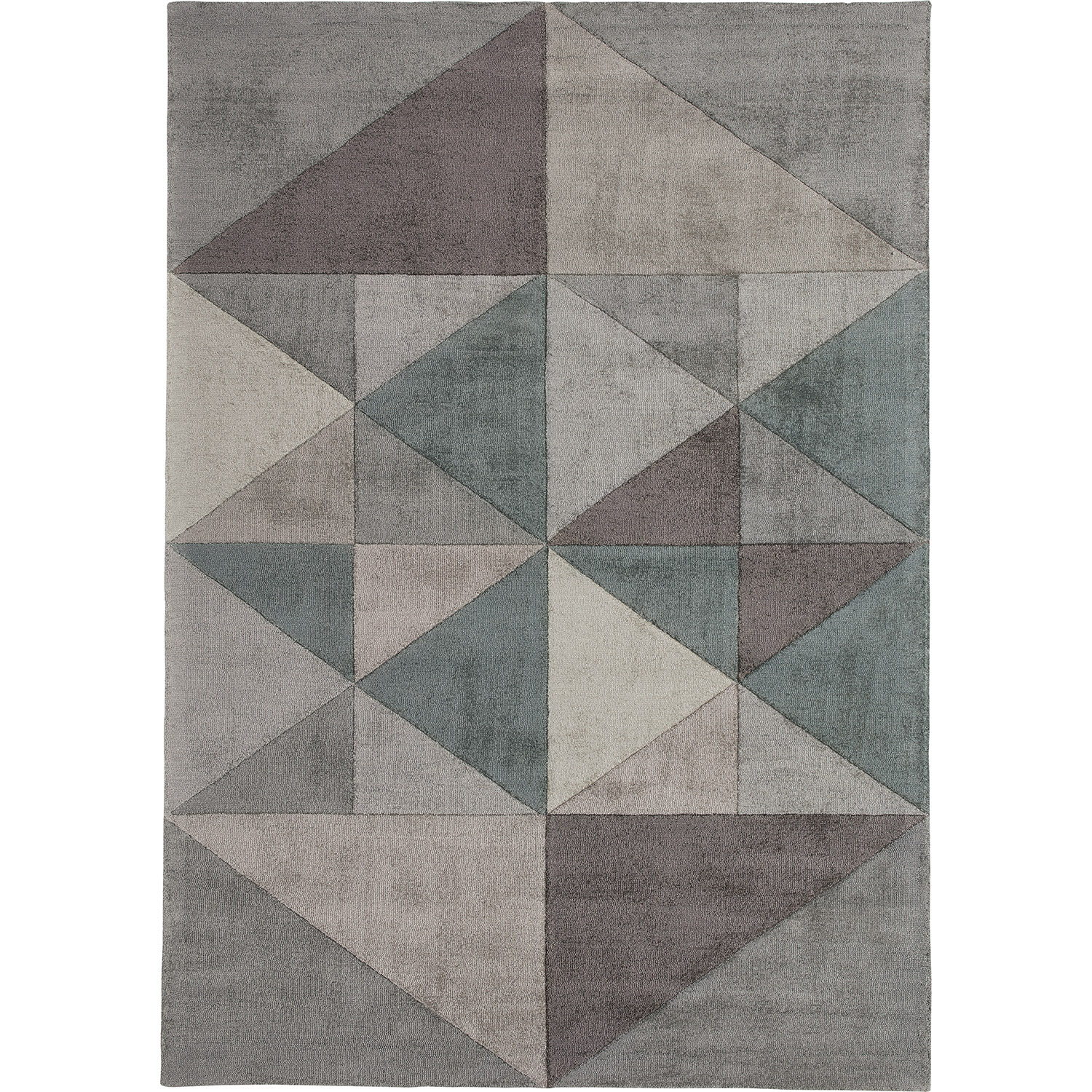 Tappeto TRIANGLES CIELO : Il tappeto geometrico che rinnova il tuo soggiorno - Immagine principale