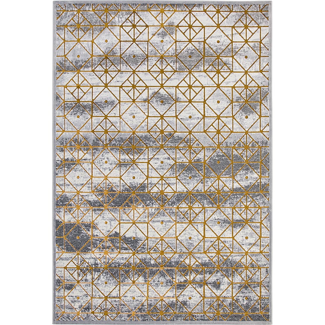 GABRIELLE 711Q/Q13 Rug: A Fusion of Geometric Sophistication and Modern Elegance