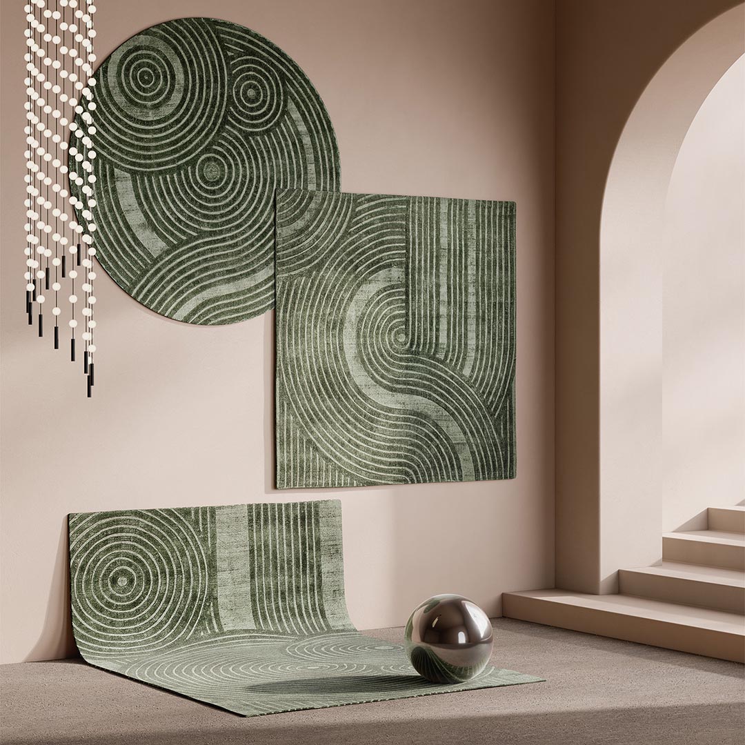 Tappeto ZEN MUSCHIO – Raffinatezza Naturale per il Tuo Spazio Moderno