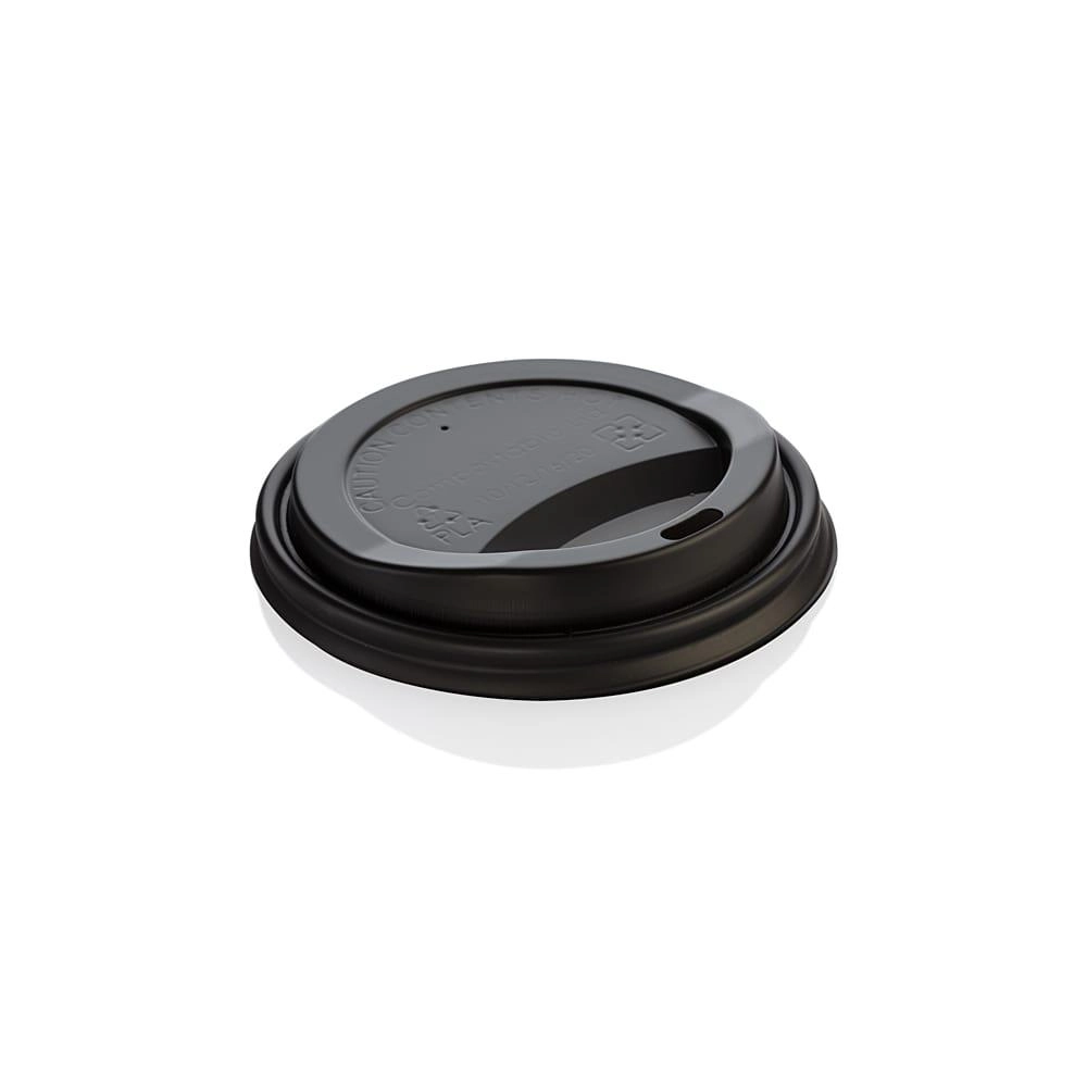 Coperchi biodegradabili per bicchieri asporto 360-500ml nero - D90 - PROMO - Main view
