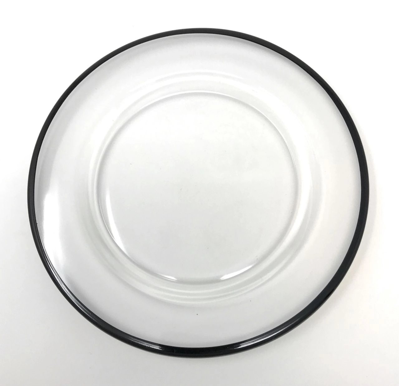 Piattino Pane In Vetro Trasparente - Diametro 15 Cm Made In Italy By Varotto