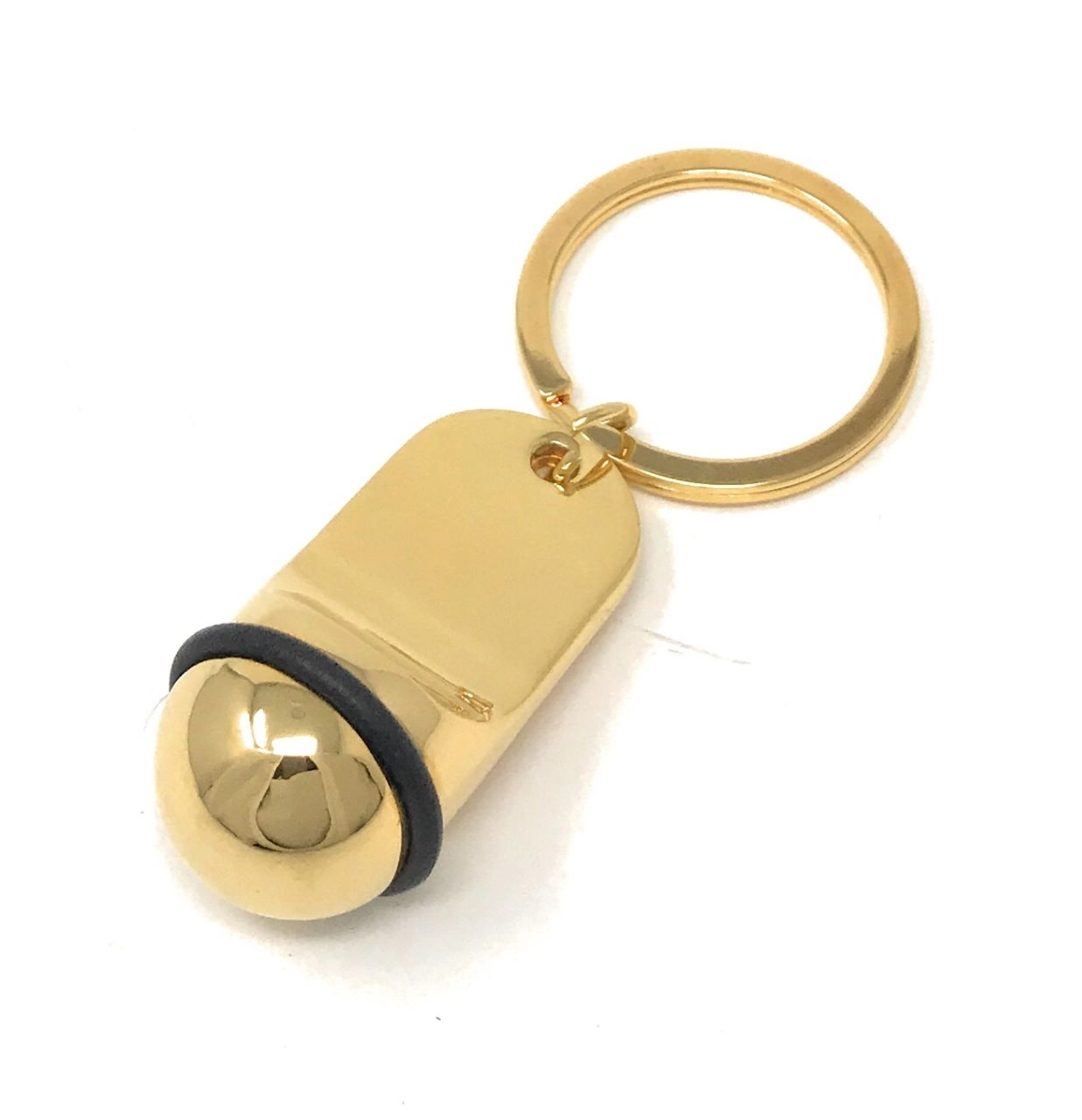JNNJ Set 2 Portachiavi In Ottone Massiccio - Forma A D E A Goccia Per Auto E Casa - 5