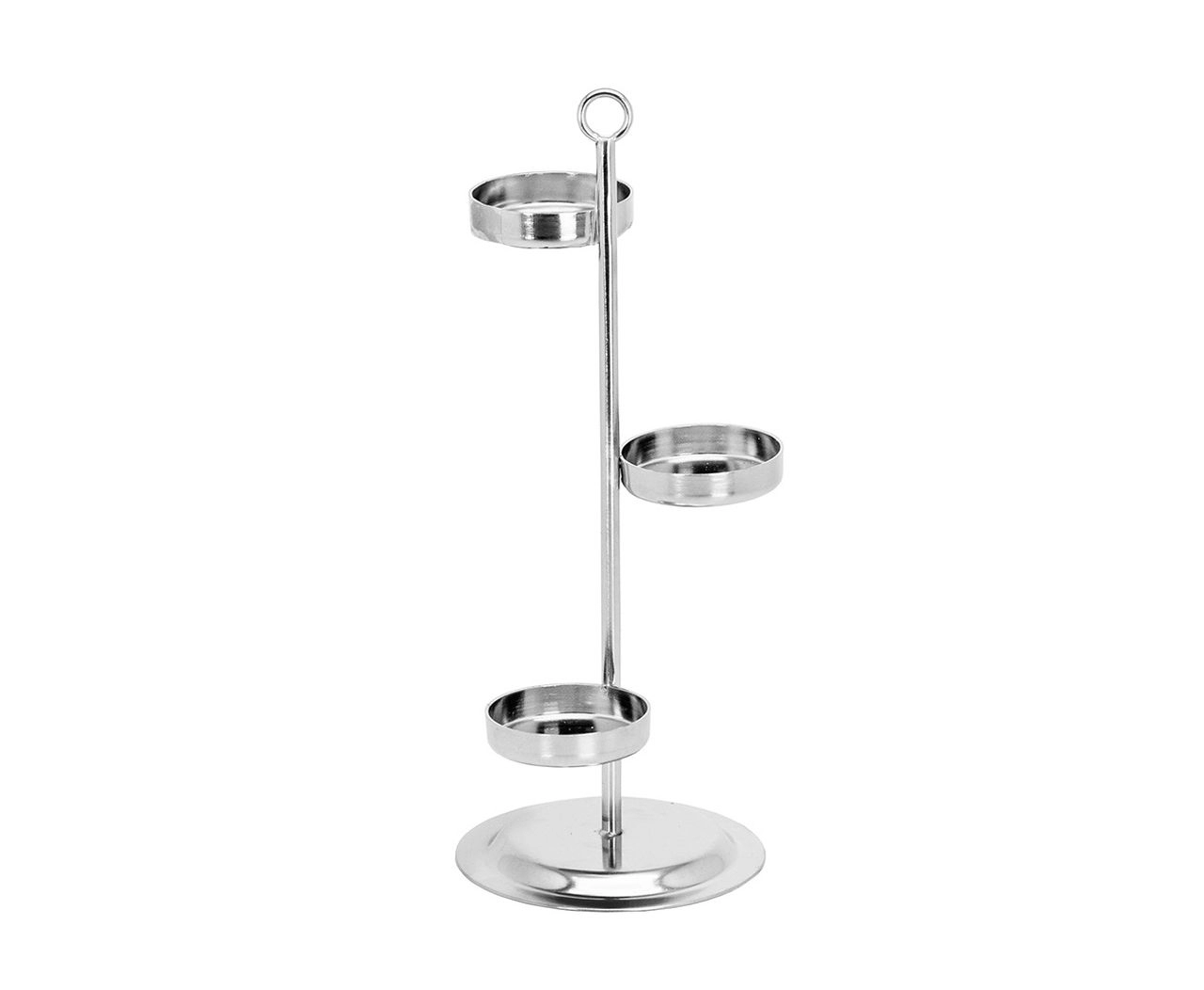 Set Portacandele Georg Jensen Cobra - 3 Pezzi In Acciaio Inox Lucidato, Design Iconico