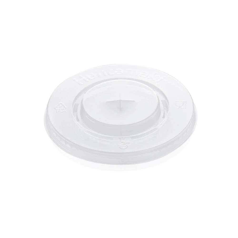 Coperchi piatti per bicchieri in PLA 300-400 ml - Polarity - D95 - FINE SERIE - Main view