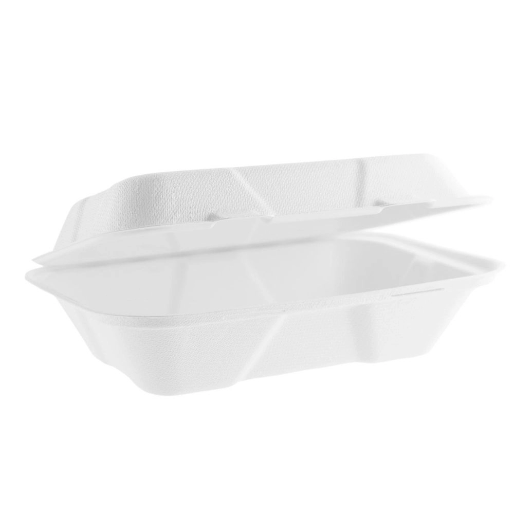 Contenitore asporto con coperchio biodegradabile - 1000ml - 23x15x7,5cm - Main view