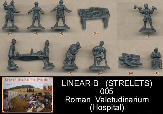 Figurine Roman Valetudinarium Hospital – LINEAR-B 005 /1 – Échelle 1/72