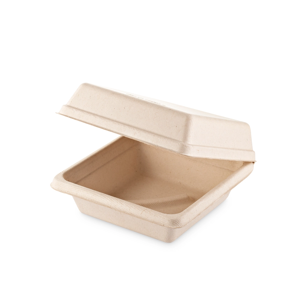 Box a conchiglia Brown quadrato medio - 16x16x8 cm - NO PFAS - Main view