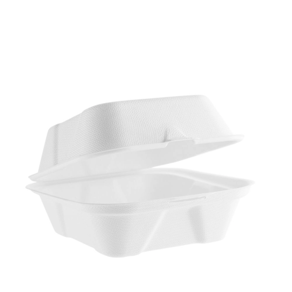 Contenitore hamburger cellulosa biodegradabile - NO PFAS - Main view