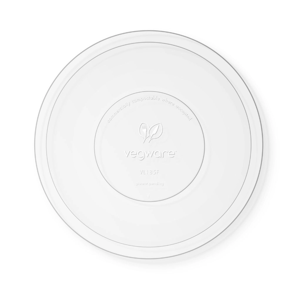 Coperchi BIO in PLA trasparente per ciotole Bon Appetit e Waves D185 - Main view