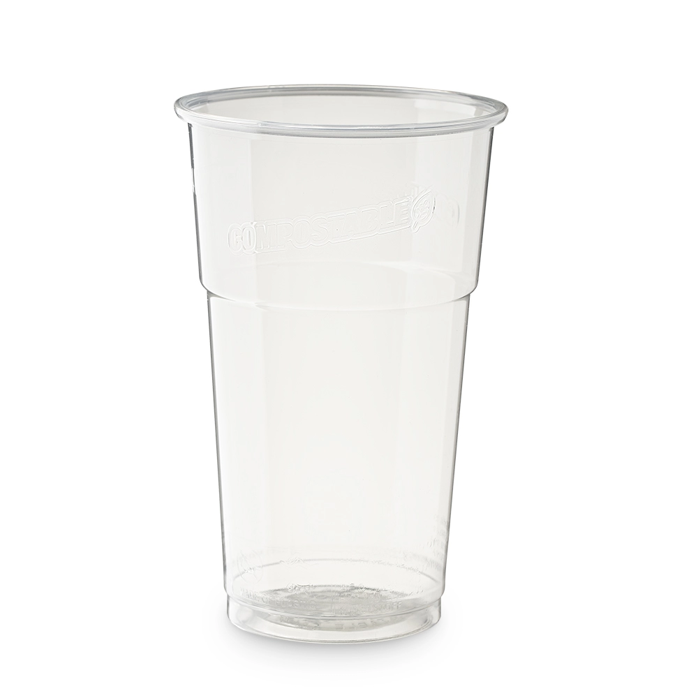 Bicchieri biodegradabili in PLA tacca CE 400ml  (raso 500ml)- D84  - Main view