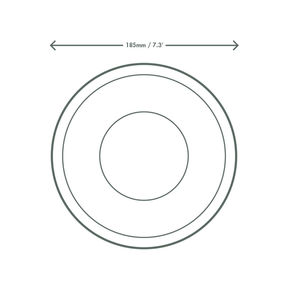Coperchi BIO in PLA trasparente per ciotole Bon Appetit e Waves D185 - View2