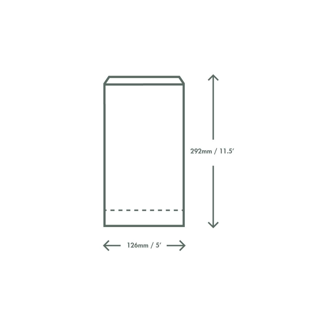 Sacchetti per fritti bio Thermabag 12x29cm - FINE SERIE - View1