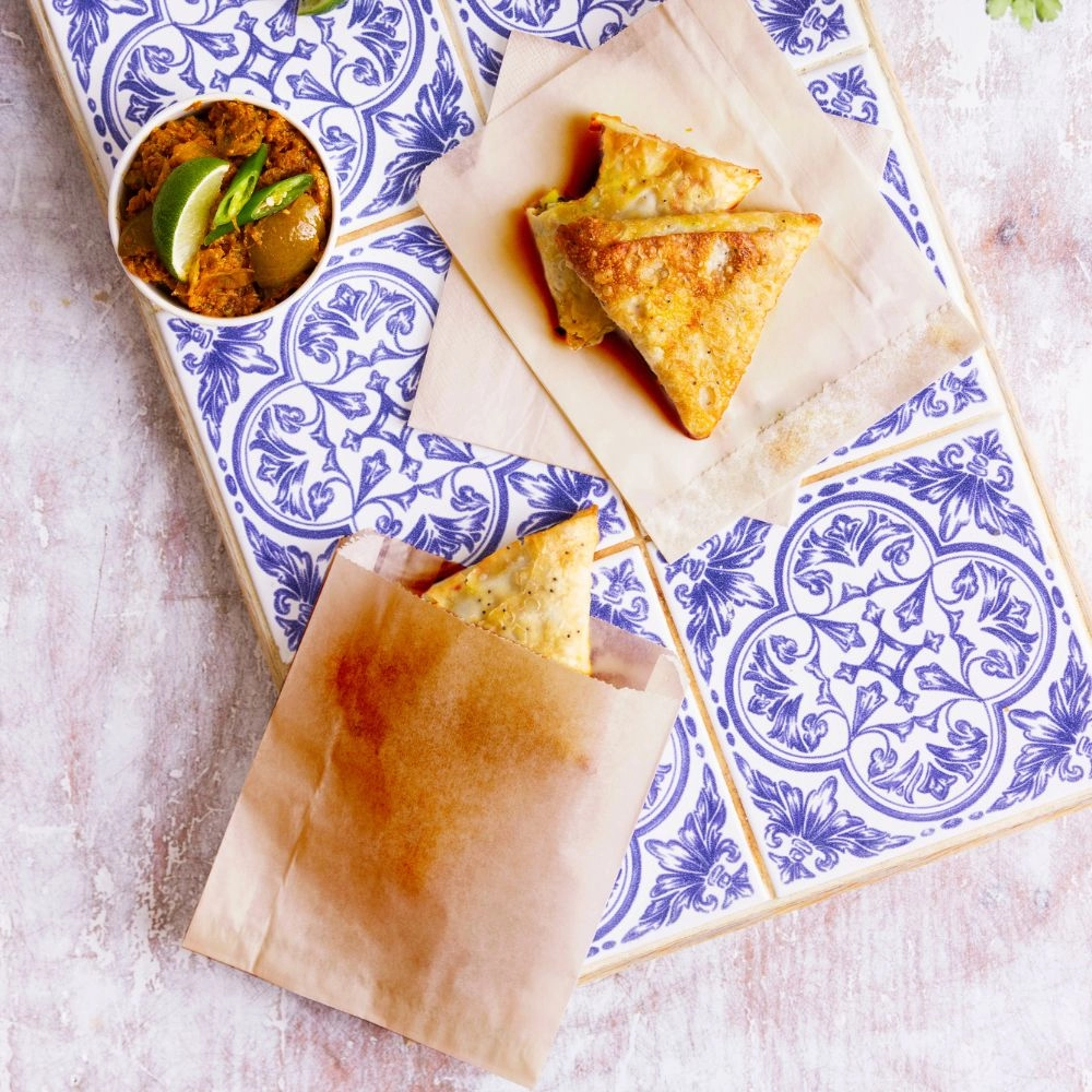 Sacchetti in carta kraft senza soffietto - 17x17cm - View1