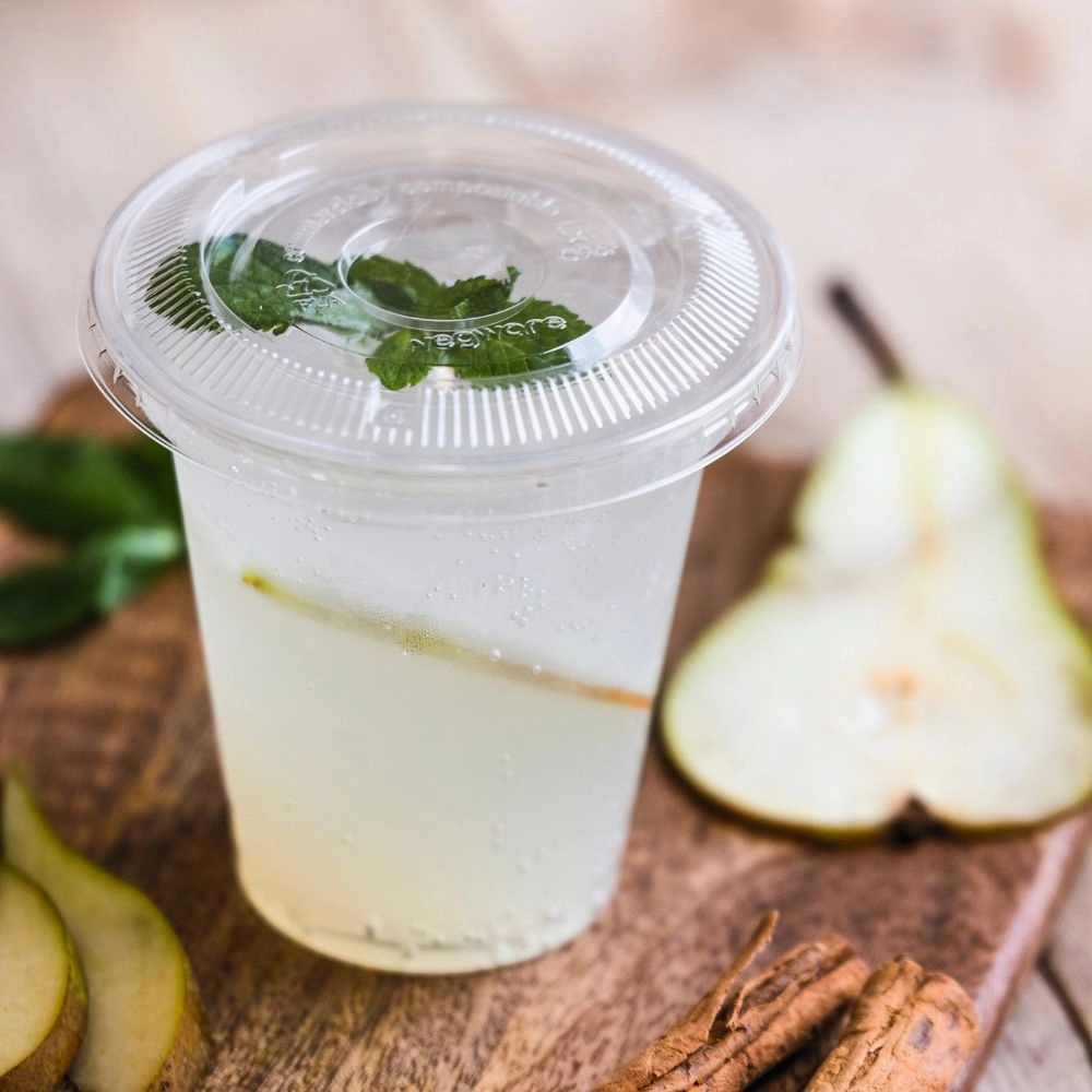 Coperchi piatti in PLA chiusi - D96 - View1