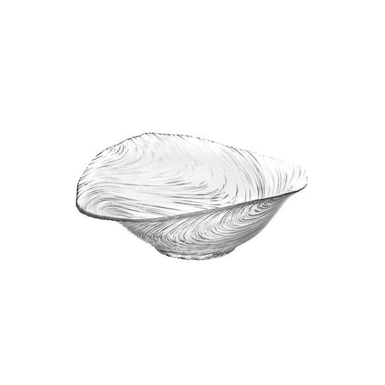 EKLATANT contenitore con coperchio, vetro trasparente/bambù, 2.3 l