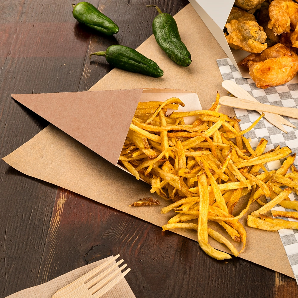 Coni in cartone Microondulato 100 gr (12x21cm) - View2