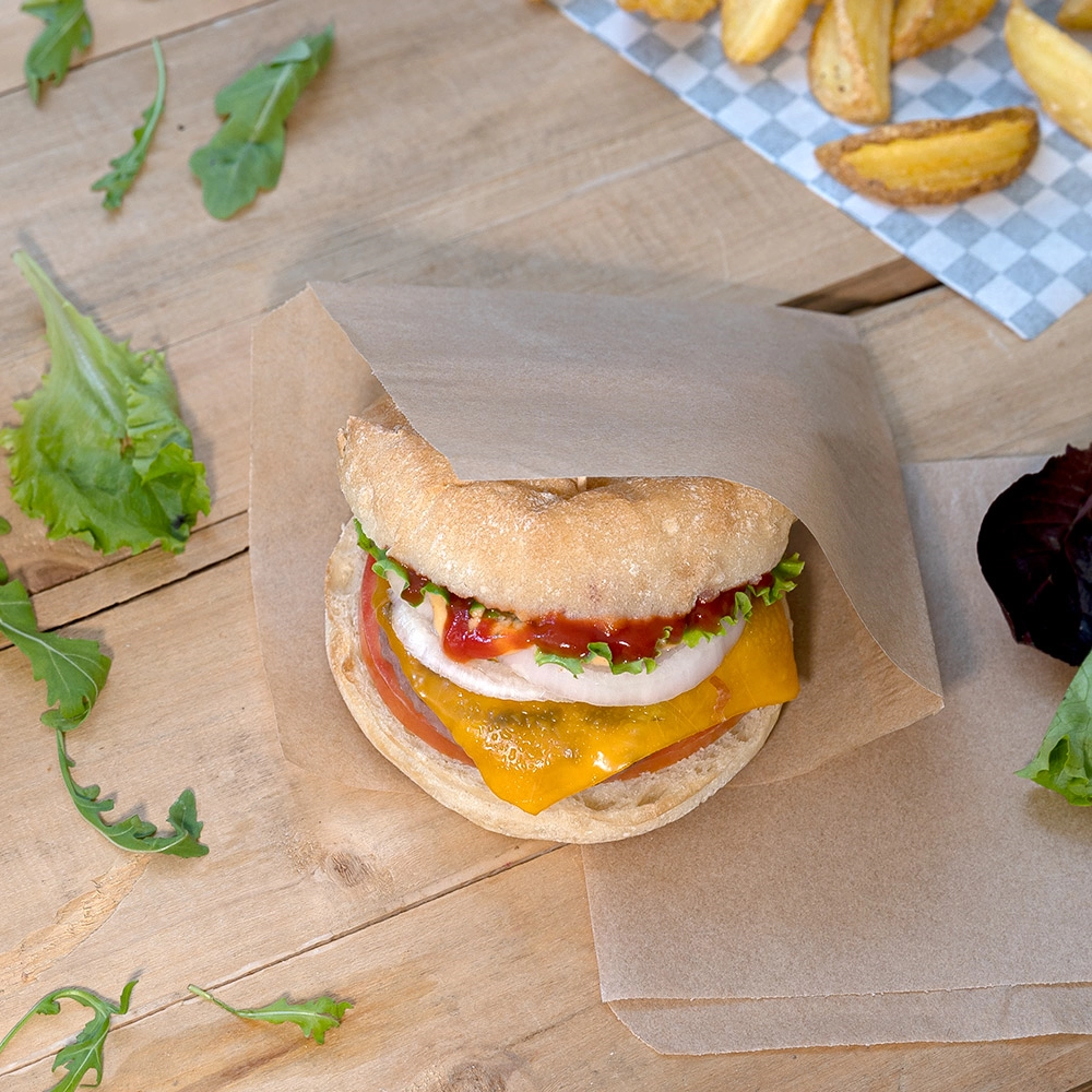 Sacchetti a tasca aperti su 2 lati in carta antiunto - 17X18cm - View1