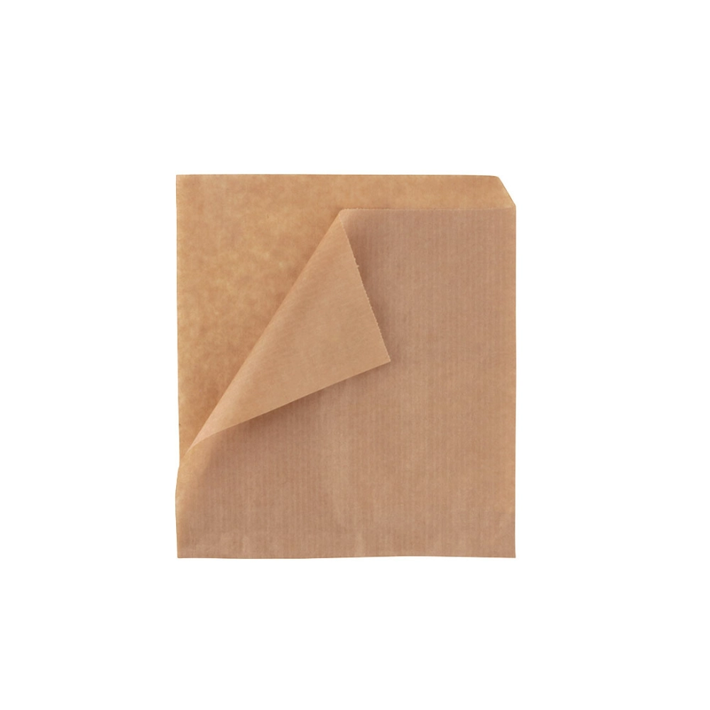 Sacchetti a tasca per panini e kebab in carta kraft - 15x16cm  - Main view
