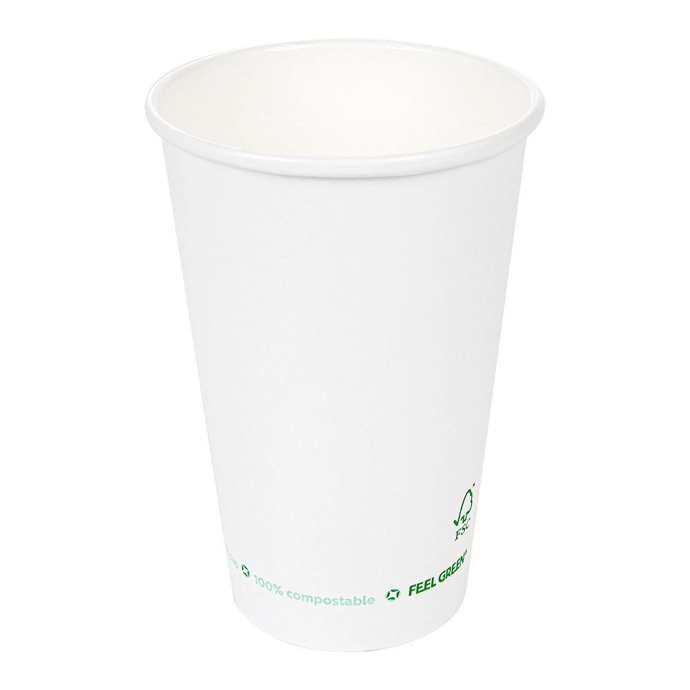 Bicchieri 500ml bianchi Water based barrier - D90  - View1
