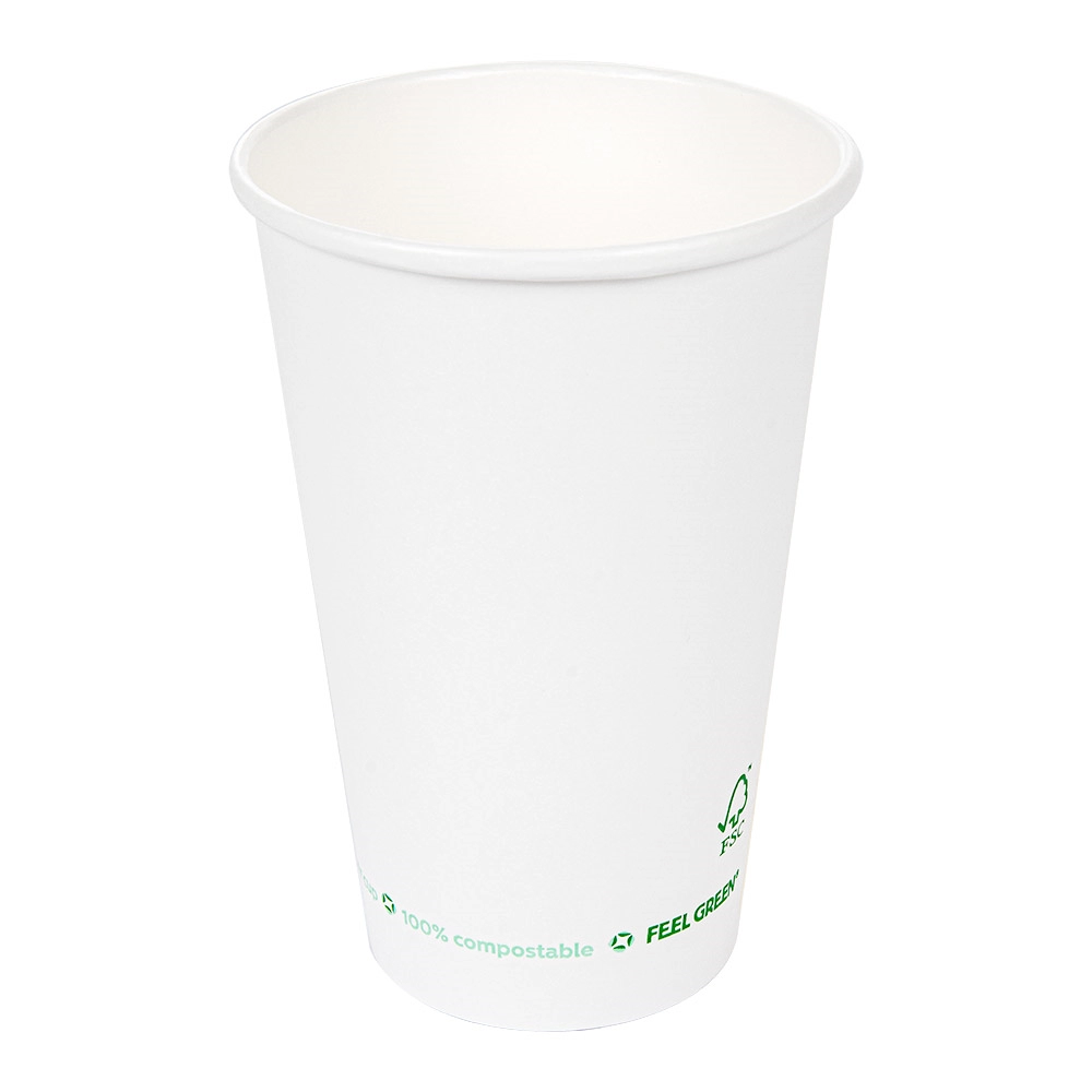 Bicchieri 500ml bianchi Water based barrier - D90 - PROMO - View1