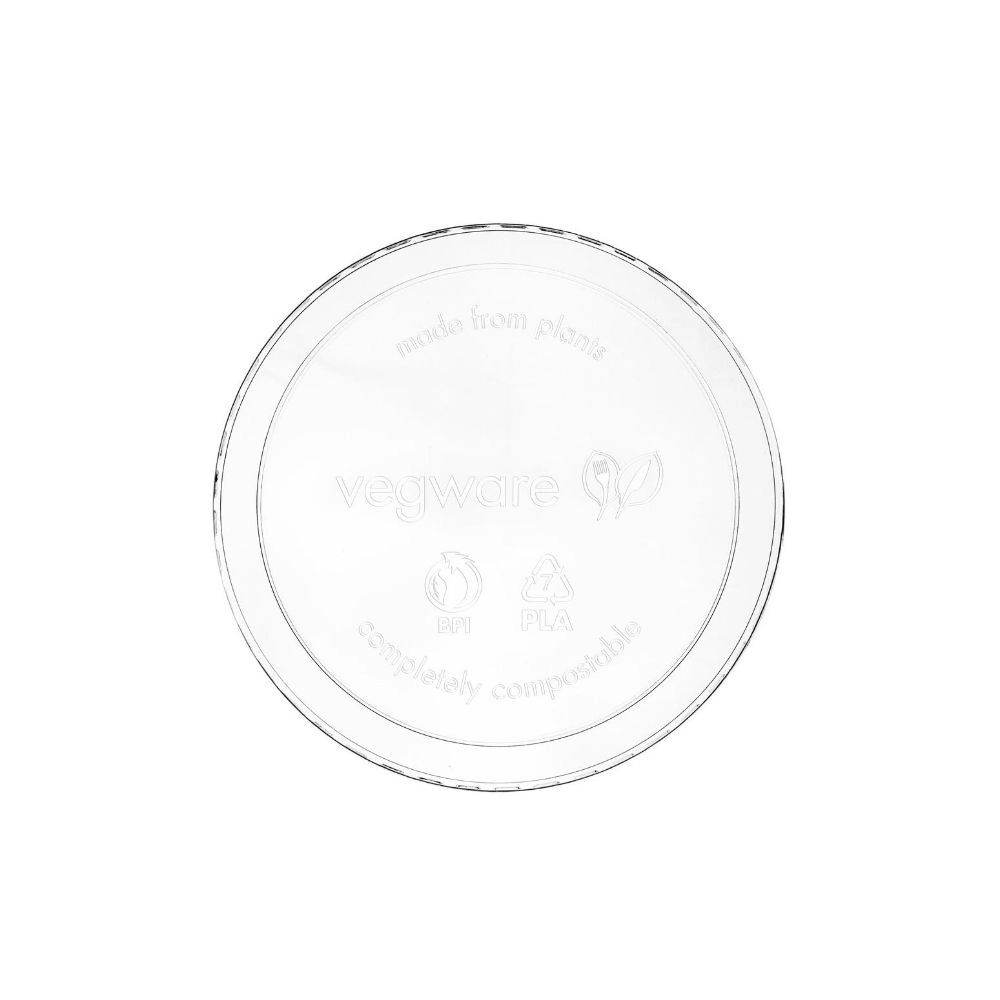 Coperchi piani per ciotole pot in PLA trasparente 240-700ml - View1