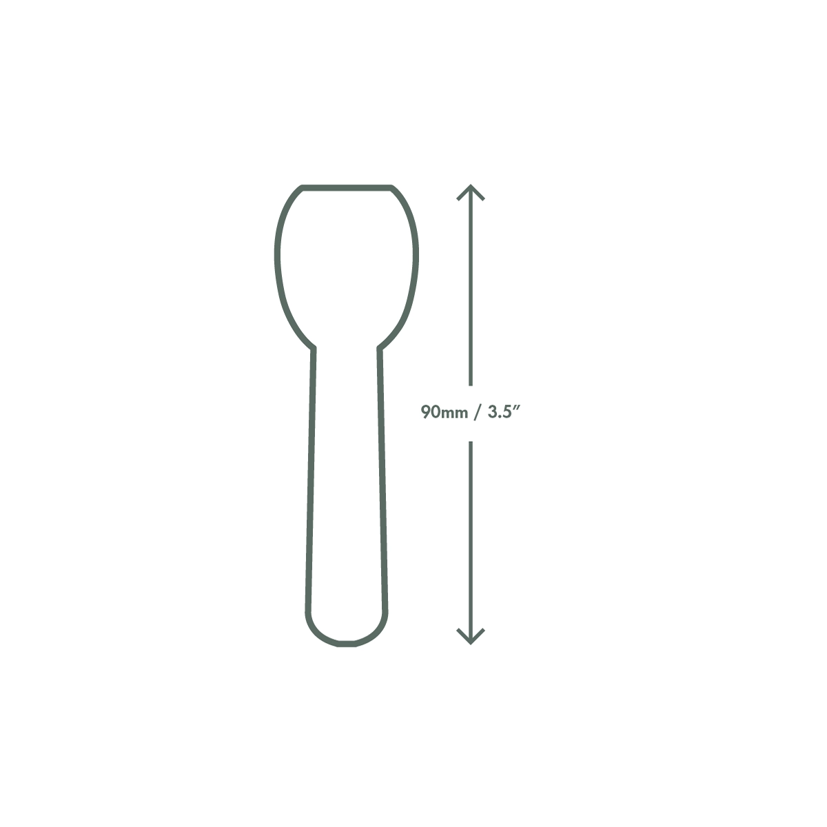 Palette gelato in carta - 9cm - View1