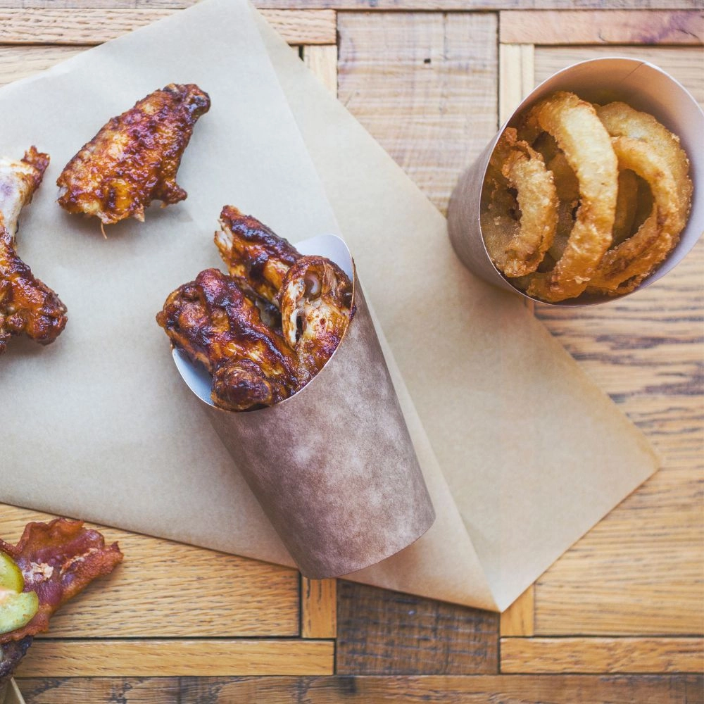 Coppa in cartoncino kraft per fritti 360ml - View2