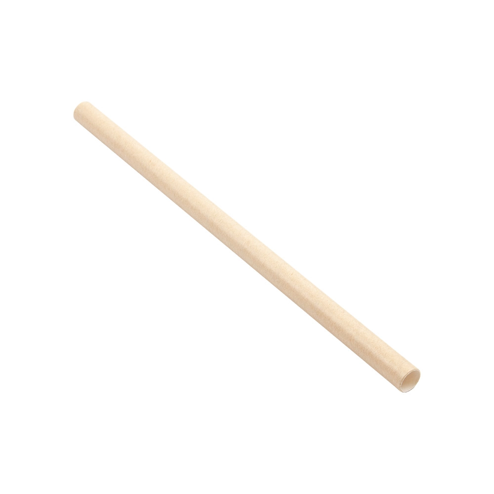 Cannucce in carta avana per Bubble Tea 10x200mm - View1