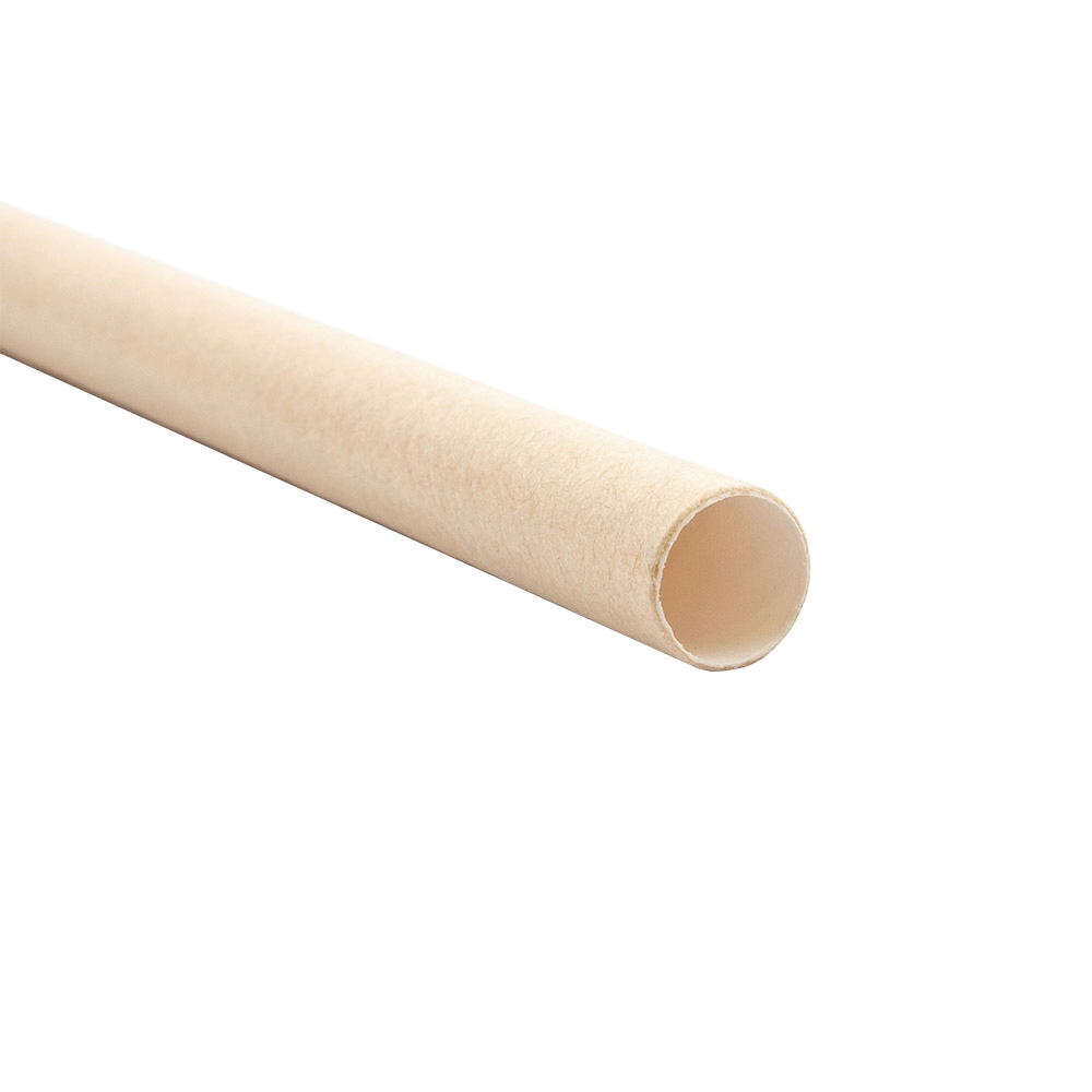 Cannucce in carta avana per Bubble Tea 10x200mm - View2