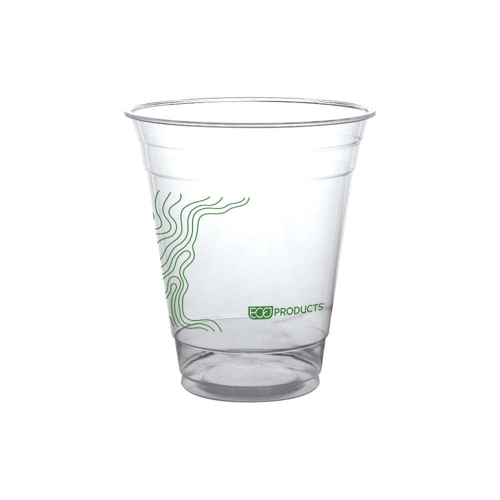 Bicchieri PLA trasparente Premium per Smoothies - tacca 300ml (360ml/12oz raso) - D96 - Main view