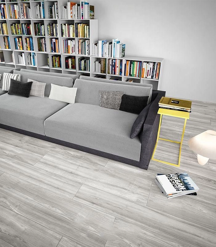 CAMPIONE Feinsteinzeug in Holzoptik MANHATTAN Soft Grey 20x20cm
