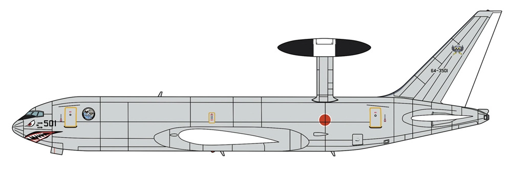 楽一番 1/200　E-2C JASDF AEWG 601SQ E-2C Hawkeye `J.A.S.D.F.` (Plastic model) - HobbySearch